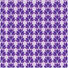 Fototapeta premium purple seamless floral background