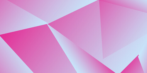 Abstract white pink background. Vector abstract graphic design banner pattern presentation .Abstract geometric background featuring modern triangles in various shades of blue Vector abstract graphic 
