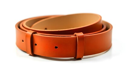 leather belt isolated on a white background