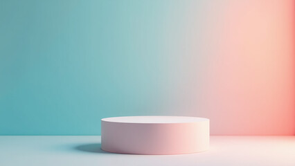 realistic cylinder pedestal various colors used product showcases promotions abstract minimalist design