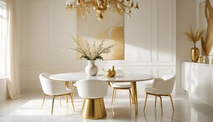 interior modern design room 3d