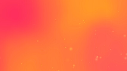 abstract orangepink gradient background with small glowing particles