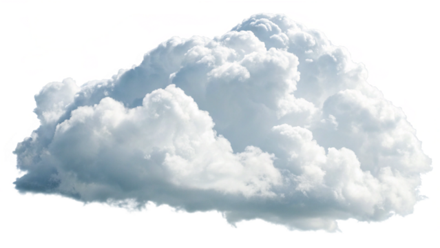 White clouds on transparent background png
