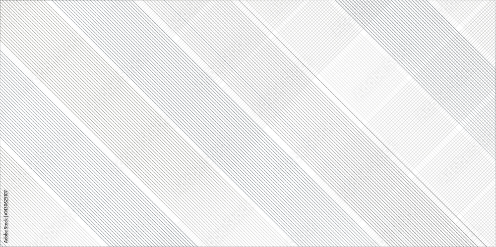 Wall mural abstract background with lines. lines on white paper. line wavy abstract vector technology line patt