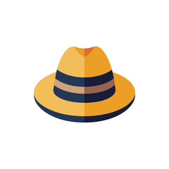 Fedora Hat isolated on transparent background