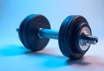 dumbbell for fitness isolated on white background