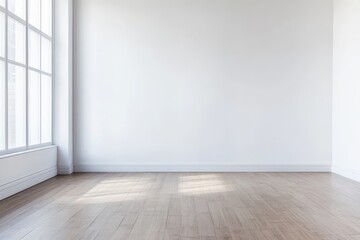 Beautiful Wall. Contemporary Architecture Background with Clean White Walls