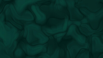 Dark green abstract liquid background