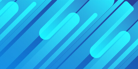 Abstract blue background with diagonal lines. Dynamic shapes arts modern