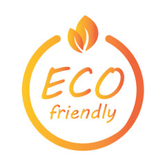 Obraz premium Set of eco friendly icons. Ecological food stamps. Organic natural food labels.