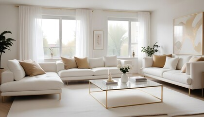 interior modern design room 3d