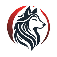 wolf logo design