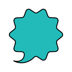 Speech Bubble Vector Illustration with Cartoon Design. 