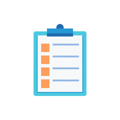 Attendance Sheet isolated on transparent background