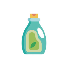 Eco Friendly Detergent Bottle isolated on transparent background