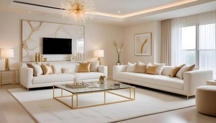 interior modern design room 3d