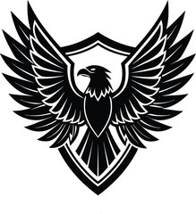 Eagle vector illustration  logo design