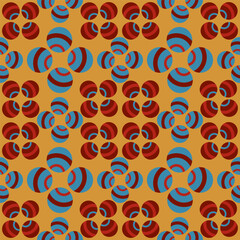 Classic Winter Spheres Geometric Pattern
