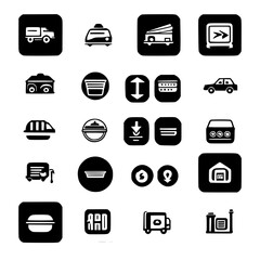 set of icons for web and mobile