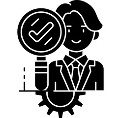 Market Research Icon Vector Element