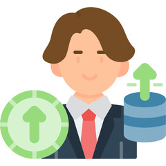 Equity Icon Vector Element