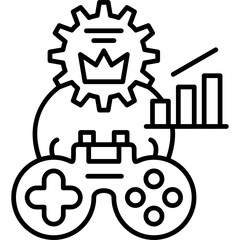 Gamification Icon Vector Element