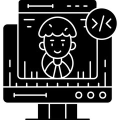 Programming Icon Vector Element