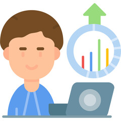 Analyst Icon Vector Element