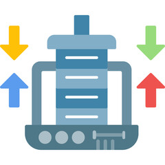 Data Compression Icon Vector Element