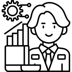 Workplace Icon Vector Element
