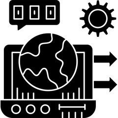 File Sharing Icon Vector Element