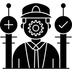 Decision Maker Icon Vector Element