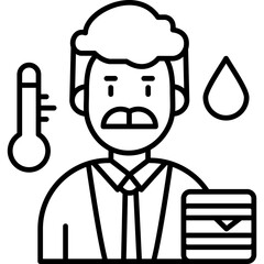 Illness Icon Vector Element