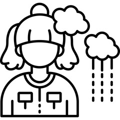 Depressed Icon Vector Element