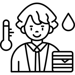 Illness Icon Vector Element