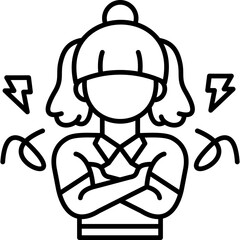 Stress Icon Vector Element