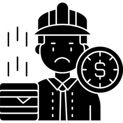 Overtime Icon Vector Element