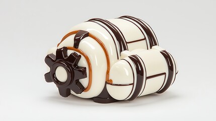 Fototapeta premium Chocolate Engine Sculpture