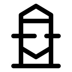 agriculture dashed line icon