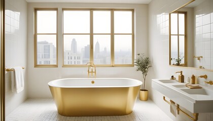 interior modern design room 3d