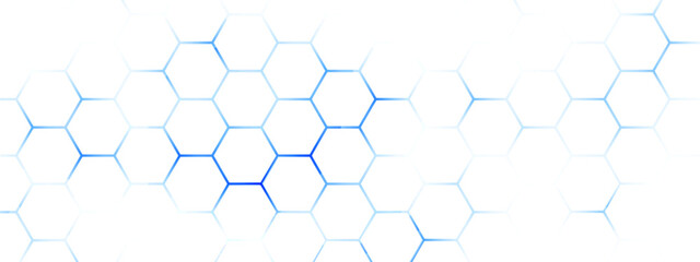 Hexagonal gaming honeycomb abstract background. Hexagon technology futuristic dark vector abstract background with blue and pink colored bright flashesunder hexagon. 
