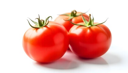 tomato cherry isolated on white background