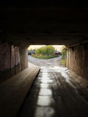 Obraz premium light in the tunnel