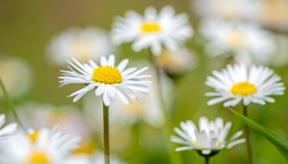 Fototapeta premium Whispers of Daisies in the Breeze