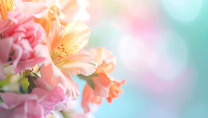 Obraz premium Floral Grace Caught Between Moments