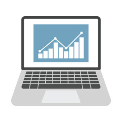 business graph with arrow concept, Animation of business growth infographic increasing profit digital bussines
