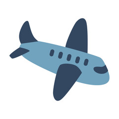 Fototapeta premium landing icon, Airplane landing