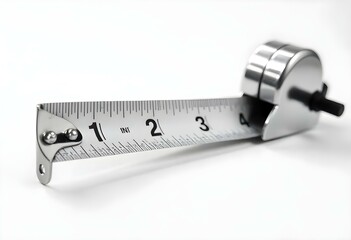 Tape measure isolated on white background