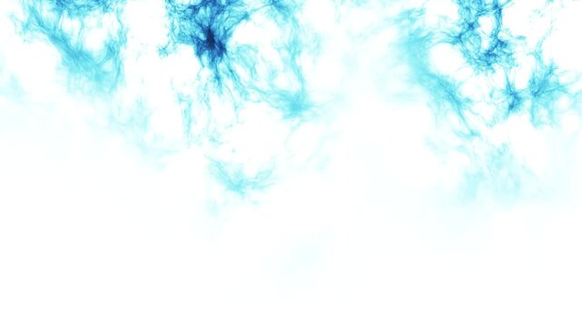 Abstract Blue and White Swirls