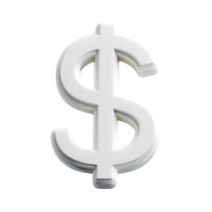 Fototapeta premium Dollar sign currency on transparent background